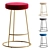 Modern Bar Stool - 4 Colors 3D model small image 1