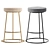 Modern Bar Stool - 4 Colors 3D model small image 4