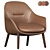 Modern Parla Remus Armchair Collection 3D model small image 2