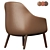 Modern Parla Remus Armchair Collection 3D model small image 5