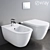 Chic Duravit Darling New Set 3D model small image 1