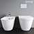 Chic Duravit Darling New Set 3D model small image 2