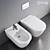 Chic Duravit Darling New Set 3D model small image 3