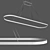 Shadowy Linear Pendant Fixture 3D model small image 3