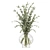 Glass Vase Indoor Plants Bouquet 3D model small image 4