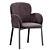 Modern Upholstered Fabric Armchair 3D model small image 1