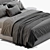 Elegant Flou Notturno Bed Model 3D model small image 3