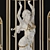 Marble Sibel Dancer Sculpture Set 3D model small image 3