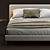 Luxury Meridiani Louis Bed Design 3D model small image 2