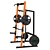 DFC D886 Smith Machine Frame 3D model small image 3