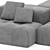 Modern Saba Italia Pixel Sectional 3D model small image 2