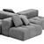 Modern Saba Italia Pixel Sectional 3D model small image 3