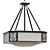 Bronze St. Clair Chandelier Shine 3D model small image 1