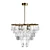 Elegant Seeded Glass Pendant Light 3D model small image 1