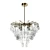 Elegant Seeded Glass Pendant Light 3D model small image 2