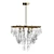 Elegant Seeded Glass Pendant Light 3D model small image 3