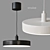 NYMÅNE Pendant Lamp, Wireless Dimmable 3D model small image 1