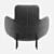 Comfort Embrace Open Armchair 3D model small image 4