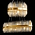 Elegant Metal Glass Lamp Collection 3D model small image 1