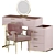 Elegant Modern Vanity Set 3D model small image 7