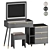 Elegant MCKENNA Vanity Set 3D model small image 1