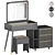 Elegant MCKENNA Vanity Set 3D model small image 6