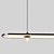 Linear LED Suspension Light - Luminescent Glow 3D model small image 4