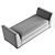  Stylish Maxalto Intervallum Ottoman 3D model small image 3