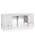 Handmade Double Desk Romano Home 3D model small image 3