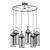 Elegant Anemon 5062 Pendant Chandelier 3D model small image 2