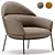 Elegant SWALE Armchair, LaCividina Vol. 2 3D model small image 7