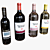  Diverse Wine Collection Set 3D model small image 4