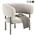 Modern Bold Lounge Chair Design 3D model small image 1