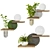 LED Lamp Planter 004 Multifunctional Decor 3D model small image 1