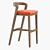 Contemporary Venus Bar Stool 3D model small image 1