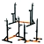 DFC Barbell Rack Trio Set 3D model small image 1