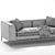 Stylish Arflex Lee Sofa 3D model small image 4