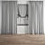 Polygonal Curtain Model Set 3D model small image 3