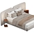 Modern Sleek Rove Concepts Bed 3D model small image 3