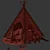 Virtual Teepee Hut Model 3D model small image 4