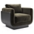 Modern Chic Ebisu Armchair, Brand: studiotwentyseven 3D model small image 1