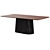  Zaragoza Walnut Dining Table 3D model small image 1