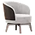 Modern Doyle Armchair Design 3D model small image 4