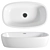 Deep Vessel Sink White Acrylic 3D model small image 1