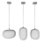 Borosilicate Glass Pendant Lamps 3D model small image 3