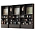 Poliform Bookshelf Display System 3D model small image 1