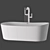 InBani Giro Bathtub & Mixer 3D model small image 4