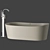 InBani Giro Bathtub & Mixer 3D model small image 6