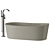 InBani Giro Bathtub & Mixer 3D model small image 7