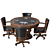 Centennial Game Table Chair Set 3D model small image 1